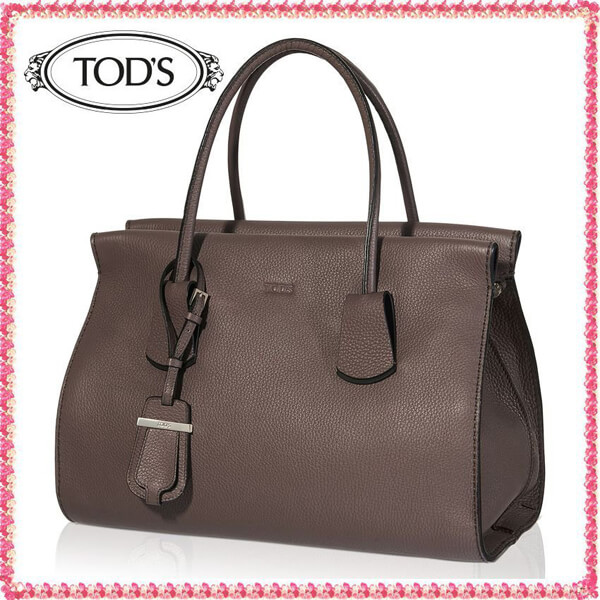 2016秋冬トッズ バッグスーパーコピー 【TOD'S】 Tod's Sac Shopping Moyen Modeleブラウン BWMCTF03009WO08HC